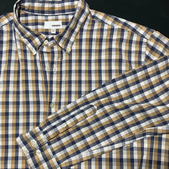 Bundle 4 Sonoma/Croft & Barrow Men's Long Sleeve Button Down Shirts SZ XXL $38! - Picture 5 of 5